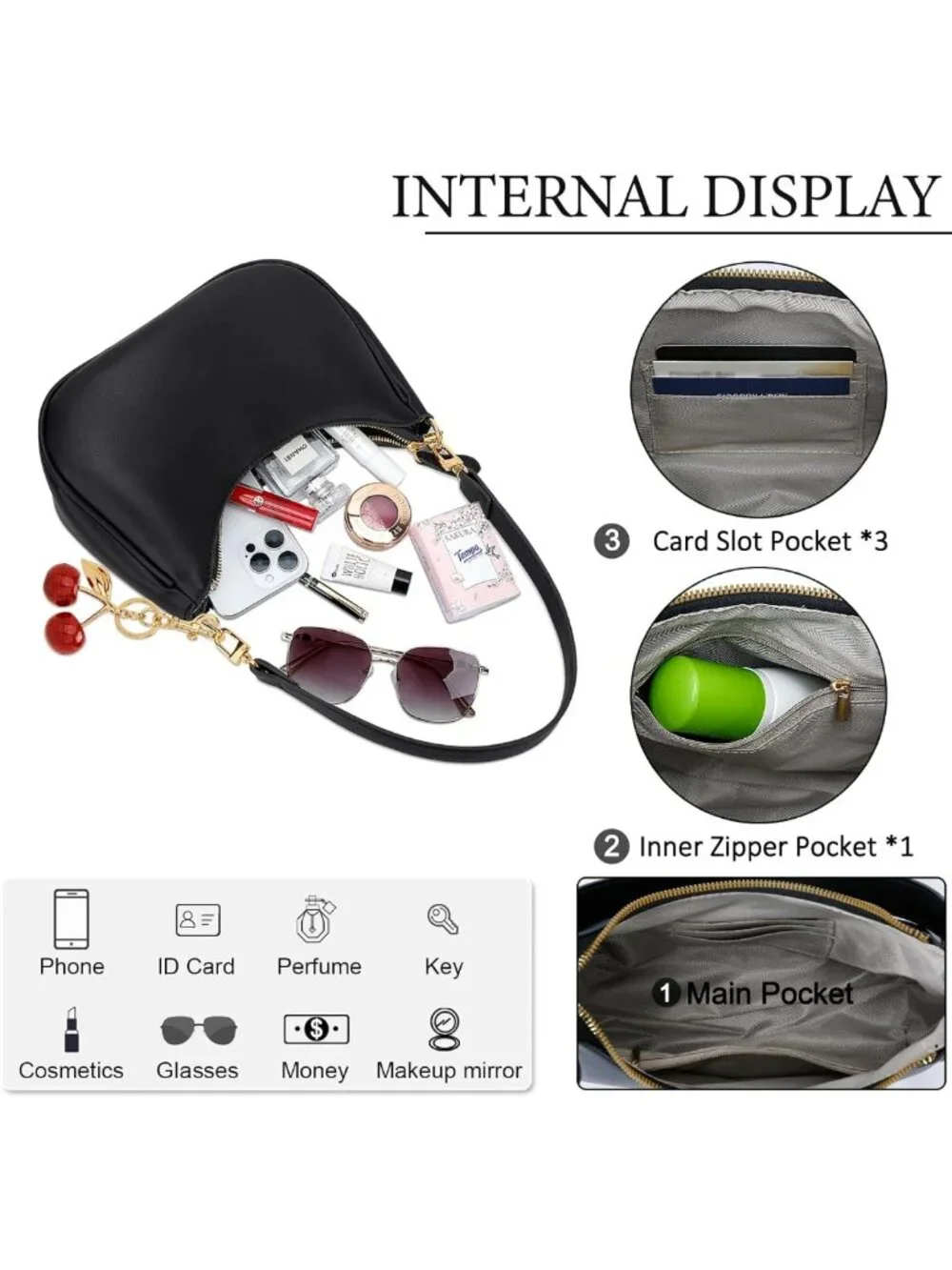 Cute Hobo Shoulder Bag for Women | Stylish Underarm Purse & Handbag